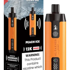 Al Fakher Crown Bar 12K Sound - Peach Ice Disposable Vape
