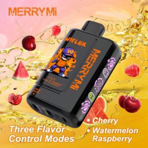 MerryMI 24000 Wiflux Cherry Watermelon/Raspberry e-cigarette