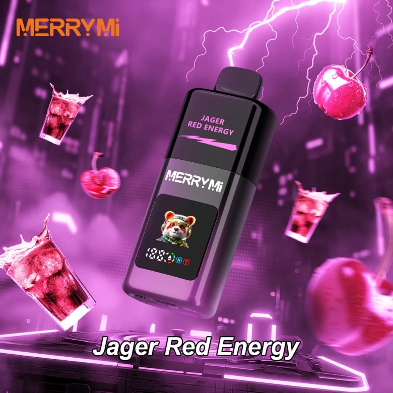 MerryMi Mecha PRO 35000 Jager Red Energy e-cigarettes