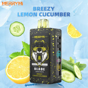 Merry Mi Blade Jednorazowy e-papieros 30000 Buchów o smaku Breezy Lemon Cucumber