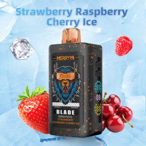 Merry Mi Blade Jednorazowy e-papieros 30000 Buchów o smaku Strawberry Raspberry Cherry Ice