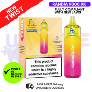 Watermelon ICE RandM T9000 9K Replacable Pod Kit